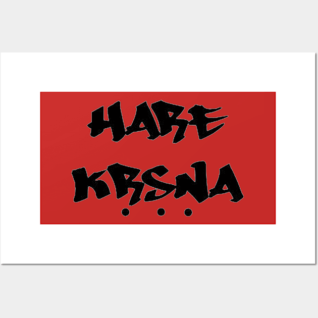 HARE KRSNA Wall Art by GourangaStore